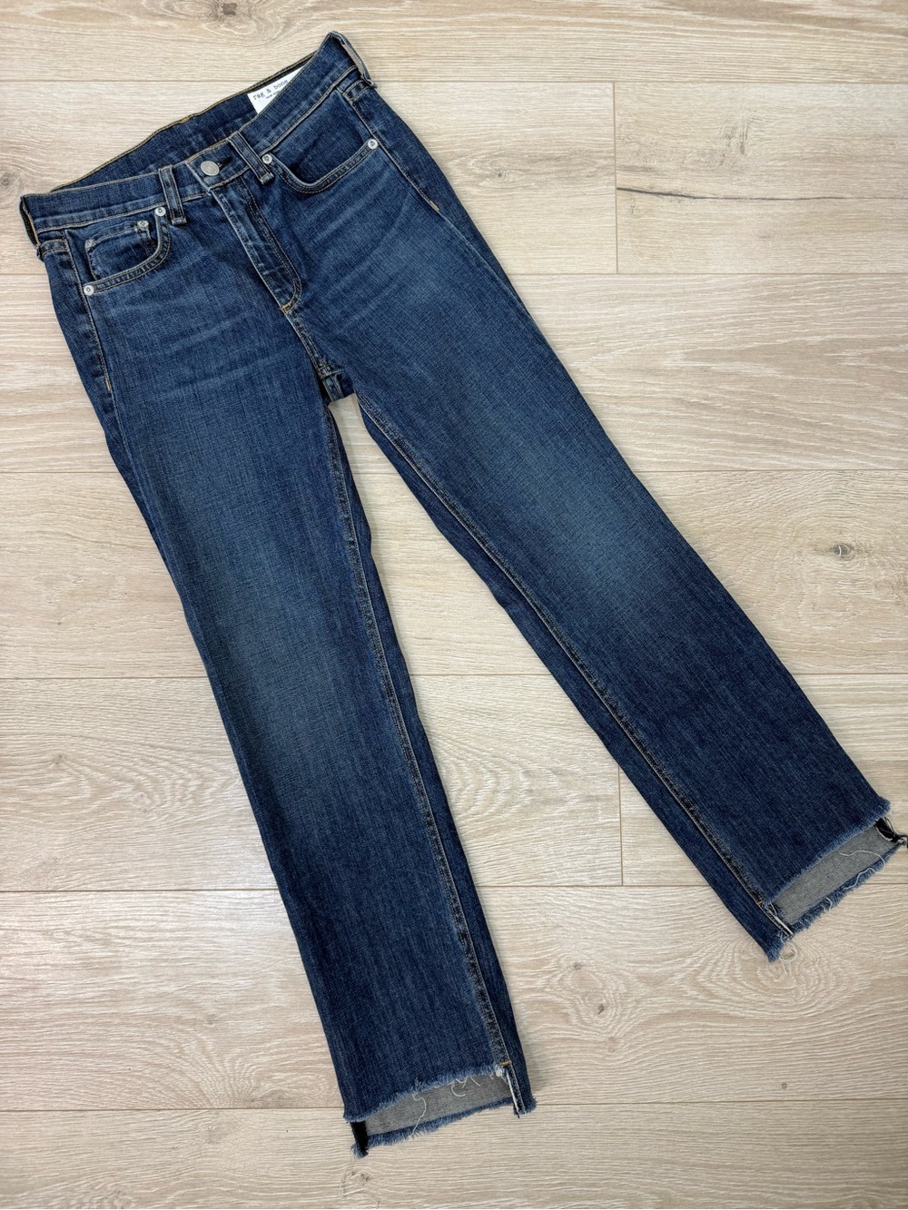 Rag & Bone Ryan Crop 10 In Stove Pipe Jeans